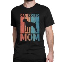 Leisure Proud Cane Corso Mom Dog T Shirts Men Crewneck Pure Cotton T Shirt Classic Short Sleeve Tees 2XL 3XL Tops XS-6XL