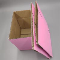 10 Pink carton boxes gift corrugated paper packaging box pink paper box 3-layer corrugated boxes