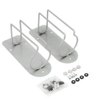 2 Pcs Hairdresser Stainless Steel Clipper Holder Display Rack Hair Clipper Stand Shelf Accessories