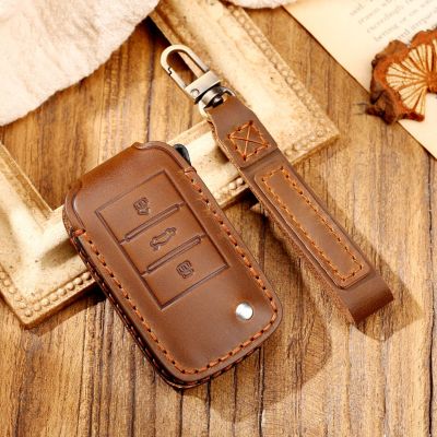 Car Key Pouch Leather Case Cover Fob Holder Keyring Shell for MG MG6 ZS I6 EV EZS HS EHS for Roewe RX3 RX5 RX8 I5 I6 ERX5 2017