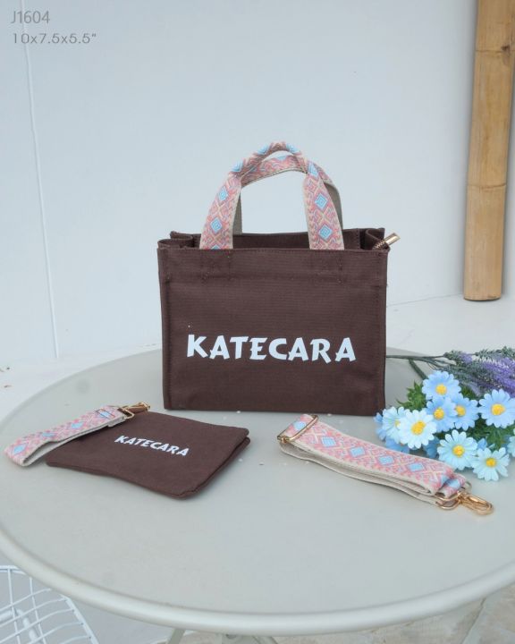 กระเป๋าสะพายพรีเมี่ยมแคสวาส-katecara-no-j-1604