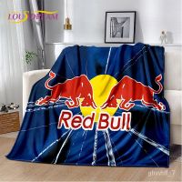 XZX180305  STMQM 3D Red B-Bull Soft Plush Cartoon Blanket,Flannel Blanket Throw Blanket for Living Room Bedroom Beds Sofa Picnic C