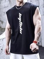 Michael bully original fitness waistcoat vest male quick-drying sleeveless T-shirt American loose big yards wide shoulder T summer training apparel