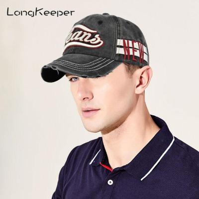 Long Keeper Sun Hats Vintage Washed Embroidery Baseball Caps For Men Women Cool Jeans Outdoor Golf Dad Letter Embroidery Hats