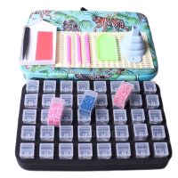 70 Bottles Diamond Painting Tools Holder Hand Bag Diamond Painting Accessories Stone Mosaic Container Storage Box