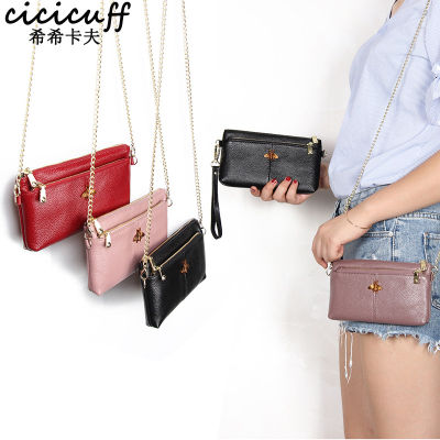 CICICUFF Head Layer Cowhide Messenger Bag 2022 New Genuine Leather Hand Bag Retro Shoulder Bag Women Small Chain Cross Body Bags