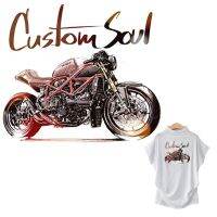 Custom Sowl Motorcycle Patches Para Ropa Heat Press Appliqued Diy Accessory Sticker Fashion Jeans Stripes Patches For Clothes