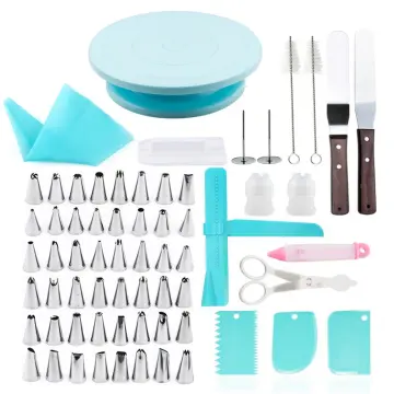 6Pcs/Set Cake Decorating Tools With 1 Rotating Cake Spinner 2 Cake