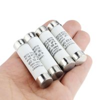 5PCS Long Cover 14X51 Ceramic Fuse 32A 40A 50A 63A Fusible Enlace For RT18 R016 14*51 Fuse Core Electrical Circuitry Parts