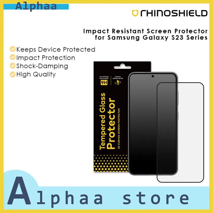 RhinoShield Impact Resistant Screen Protector for Samsung Galaxy S23 Series  | Lazada Singapore