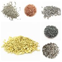 Metal Pellets Aluminum/Copper/Brass/Zinc/Titanium/White Copper / iron / TiN / Chromium beads DIY accessories Elements Metal Colanders Food Strainers