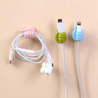 5/10Pcs Multifunctional Clip Holder Thumb Hooks Wire Organizer Wall Hanger for