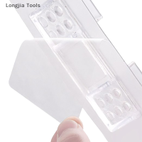 Longjia Tools 1ชิ้นหมุดยึดชั้นวางมีกาวสำหรับห้องครัวห้องนอนตู้ชั้นวางของคลิปรองรับที่แขวนผนังที่ยึดสติกเกอร์