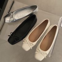 hot【DT】 Bowtie Ballet Shoes 2023 Fashion Shallow Flat Loafers Ladies Outdoor