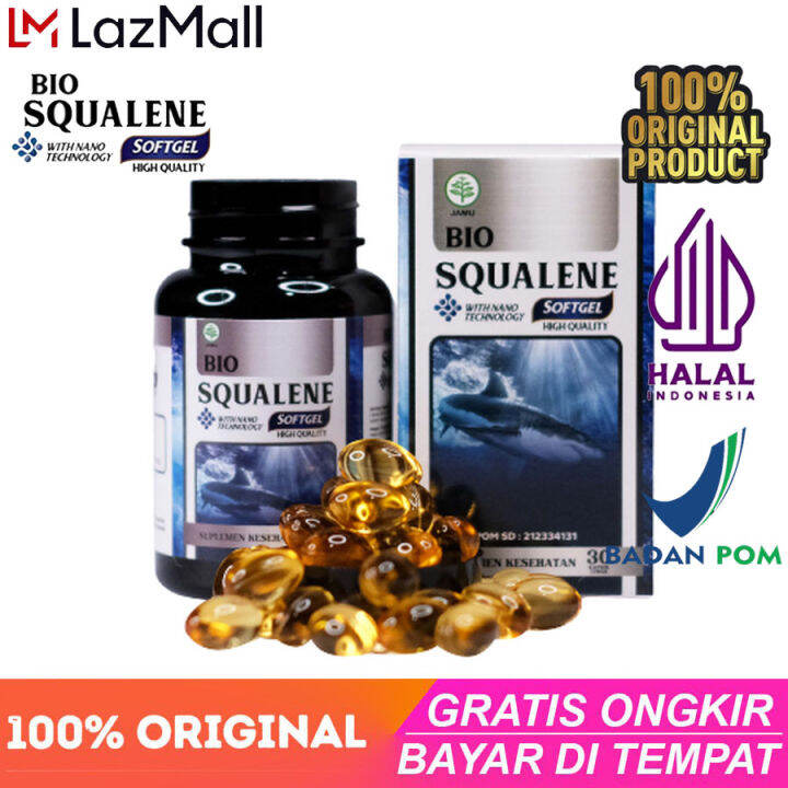 Bio Squalene Vitamin Minyak Hati Ikan Hiu Omega 3 6 9 Fish Oil