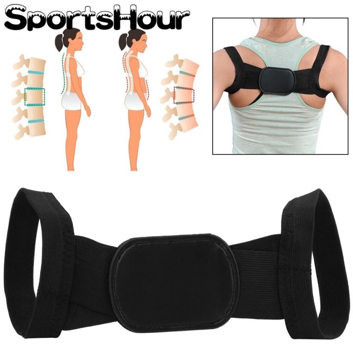 [SportsHour] Unisex Adult Concealed Back Correct Belt Prevent Humpback ...