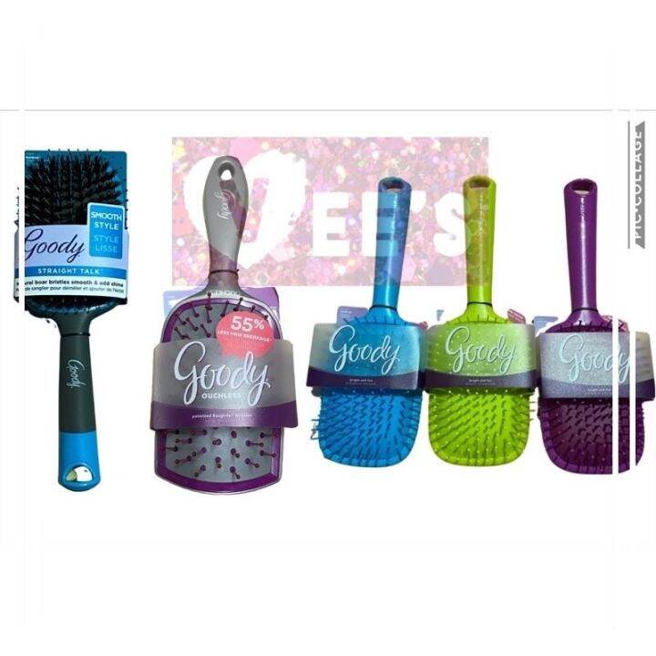 GOODY Ouchless Detangling Paddle Hair Brush Boar Bristle Lazada PH