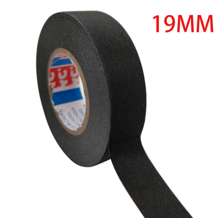 1pc-heat-resistant-adhesive-cloth-fabric-tape-for-car-auto-cable-harness-wiring-loom-protection-width-915192532mm-length-15m