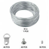 30M Frame Hanging Steel Ring D Stainless Hooks Wire Picture