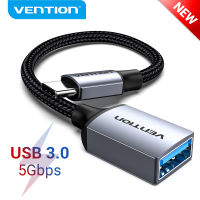 Vention USB C ถึง USB OTG อะแดปเตอร์ USB 3.0 2.0 ประเภท-C OTG Data CABLE Connector สำหรับ Samsung GalaxyS 10 MacBook Pro อะแดปเตอร์ USB C-kdddd