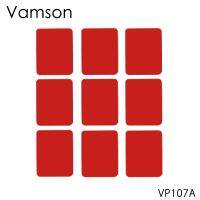 Vamson อุปกรณ์เสริม9ชิ้นสีแดงแบนกาวสติ๊กเกอร์สำหรับฮีโร่8 7 6 5 4สำหรับ SJ4000สำหรับสำหรับกีฬากล้อง VP107A