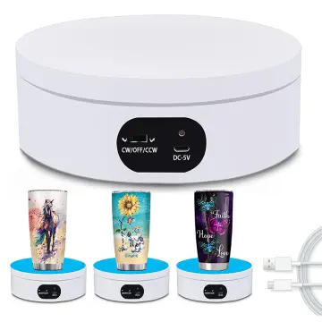 Rotating Display Stand 360 Degree Motorized Rotating Display Spinner  Turntable Display Stand for Photography Products and Shows