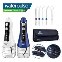 ZZOOI Waterpulse V580 Portable Water Flosser Cordless Oral Irrigator Dental Water Jet  6 Modes 320ML IPX7 Waterproof  Teeth Cleaner