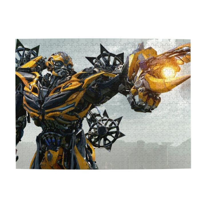 bumblebee-transformers-wooden-jigsaw-puzzle-500-pieces-educational-toy-painting-art-decor-decompression-toys-500pcs