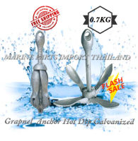 สมอเรือ Boat Marine Anchor Grapnel 0.7KG Hot Dip Galvanized