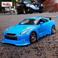 Maisto 1:24 2009นิสสัน GTR โตเกียวดริฟท์ล้อแม็กรถสปอร์ตรุ่น D Iecast โลหะของเล่นรถแข่งรุ่นจำลองสูงเด็กของขวัญ