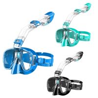 Snorkel Foldable Diving Cover with System and Camera Mount,Professional Snorkeling Gear for Kids