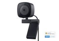 Dell Webcam WB3023-2K QHD/FHD/HD Resolution, Sony Sensor, f2.0 Aperture, Face Detection, Noise Reduction Mic, 2X HD Zoom, USB-A, Microsoft Teams/Zoom Certified - Black