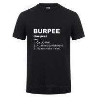 【New】 Office Burpee Definition T Shirt ของขวัญวันเกิดตลกสำหรับผู้ชาย Streetwear เสื้อยืดผ้าฝ้ายหลวม Crossfit Workout Clothing