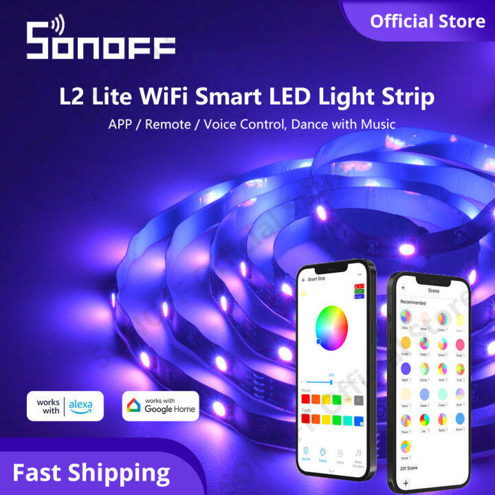 SONOFF WiFi Strip Light L2 Lite 5 Meters Smart LED Light Strip eWeLink