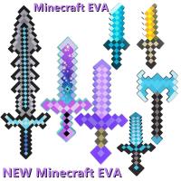 การแตก♣Guxiansu570330 Minecraft ของเล่นใหม่วัสดุโฟม EVA ร่างขวานของเล่นเพื่อการศึกษาเด็ก-ของเล่นที่เด็กชายและเด็กหญิงจะชอบ