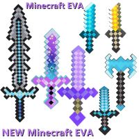 ☫♧Dghshbsfhbsfhbd Minecraft ของเล่นใหม่วัสดุโฟม EVA ร่างขวานของเล่นเพื่อการศึกษาเด็ก-ของเล่นที่เด็กชายและเด็กหญิงจะชอบ