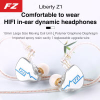 FZ Liberty Z1ในหูหูฟังเพลงความละเอียดสูง IEM หูฟังแบบไดนามิกดีเจในหูหูฟังวิ่งกีฬาหูฟังเล่นเกมเสียงยกเลิกสายหูฟัง2Pin ถอดสายเคเบิลจอภาพสำหรับ IOS Android มาร์ทโฟน MP3 MP4ผู้เล่นแท็บเล็ตแล็ปท็อปคอมพิวเตอร์