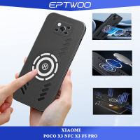 EPTWOO Untuk Xiaomi POCO X3 NFC X5 X3 F5 PRO Pembuangan Panas Casing Ponsel Tanpa Bingkai Mega dengan Lensa Perlindungan Kamera Casing Penutup Belakang Matte Keras untuk Pria Wanita HY-02