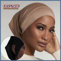 KANNERT อีลาสติก สำหรับ hijabs อุปกรณ์เสริมเสริม พร้อมส่ง ฮิญาบของผู้หญิง หมวกผ้าพันคออิสลาม ใต้ฝามีรูหู หมวกคลุมฮิญาบ