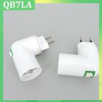QB7LA Shop 360 Degrees Rotation EU US Plug To E27 Screw adjustable Base light power Socket Converter Lamp Bulb Holder On/Off Switch Adapter