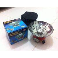 WINDPROOF CAMPING STOVE เตาแก๊สปิคนิคพร้อมที่กันลม เดินป่า/แคมป์ปิ้ง กันลม กันฝน ได้ แถม ซองใส่เตาแก๊ส 1 ใบ