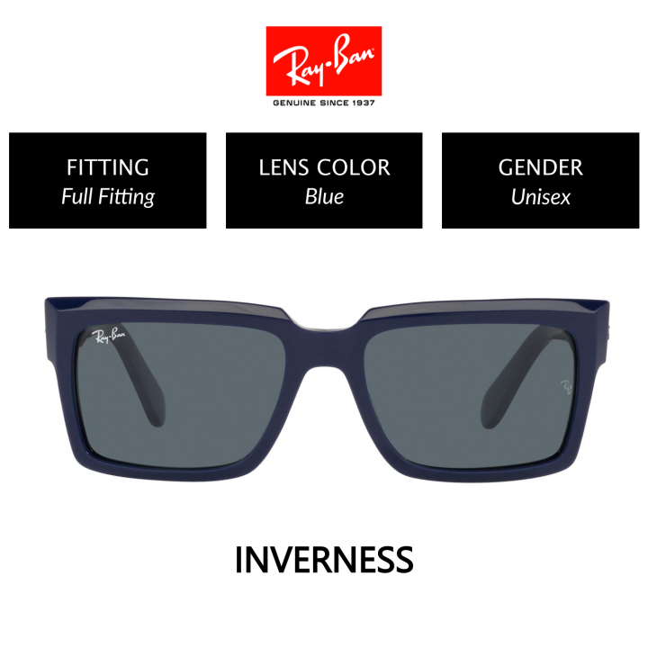 Ray-Ban INVERNESS 0RB2191F 1321R5 Unisex Full Fitting Sunglasses