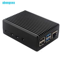 Abongsea Pi 4 Cnc เคสอลูมิเนียม พร้อมพัดลมระบายความร้อน สําหรับ Geekpi Raspberry Pi