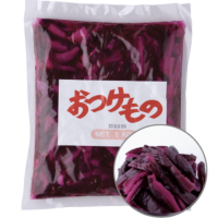 Shibazuke 1 kg มะเขือดองสีม่วง 1 กิโลกรัม เครื่องเคียงแบบญี่ปุ่นตัดเลี่ยน (1896)