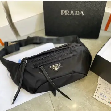 Shop Nylon Belt Bag Prada with great discounts and prices online