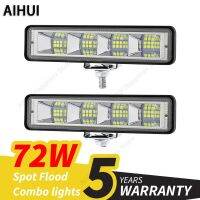 【528 Oiozkhjue ร้อน】ที่น่าสนใจ♛แท่ง LED ไฟ LED สำหรับรถไฟ Led 2/3ชิ้น72W สำหรับ4x รถ SUV 4รถบรรทุกออฟโร้ดแทรกเตอร์ ATV เรือขุด12V 24V 24V