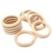 【YF】✠☼✶  15-150MM Unfinished Rings Wood for Baby Teether Jewelry Decoration Hoop craft