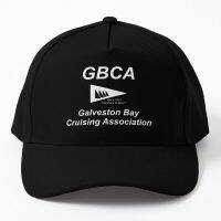 Galveston Bay Cruising Association Burge Baseball Cap Hat Printed Sport Mens Boys Summer Bonnet Black Solid Color Fish