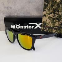 แว่นกันแดด MonsterX กรอบสีดำเงา เลนส์สีแดง (X1)