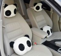 ♙ Lovely Creative Panda Auto Car Neck Rest Support Cushion Headrest Pillow Mat Adjustable Seat Head Protection Pad Accessories